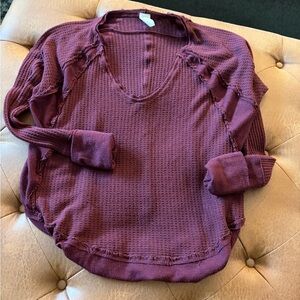 We The Free thermal long sleeve top